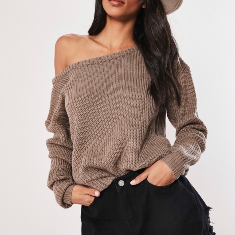 Missguided Cold Shoulder Sweater